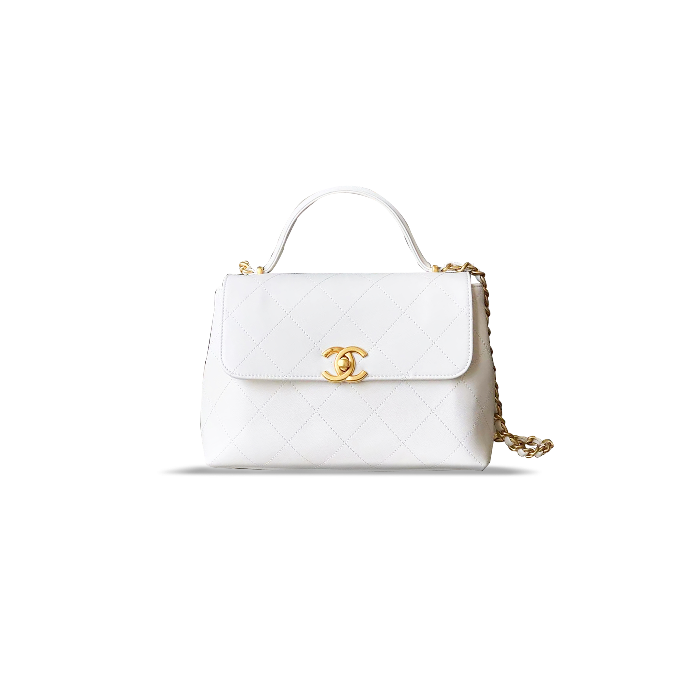 CHANEL MEDIUM FLAP BAG WITH TOP HANDLE AS5460 (28*20.5*9.5cm)